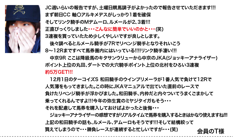 ジョッキーアナライザー